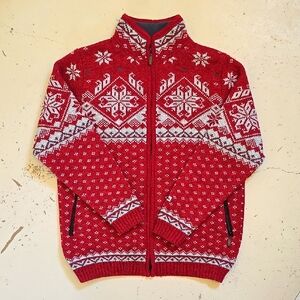 Smartcool Red Icelandic Zip Up L